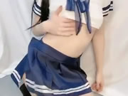 反差婊子jk 女孩皮膚看著真嫩啊